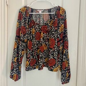 4 for $20 🖤 JOE FRESH Boho print peasant blouse